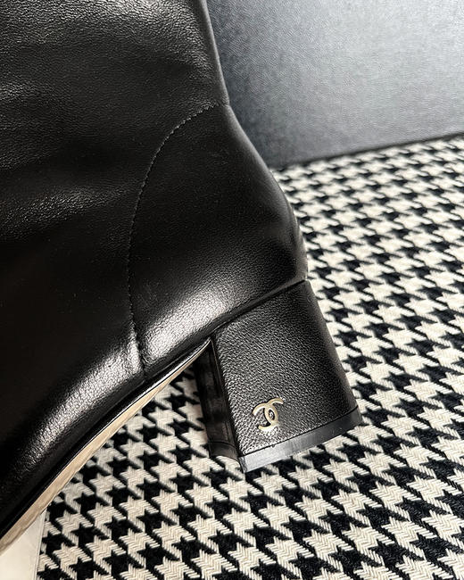 现货 THS 12.9-限时 香家 进口羊皮鞋头拼接短靴 2色 BZ1228 商品图12