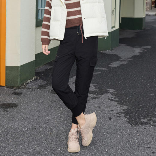 半身缘女裤 冬季工装&保暖束脚羽绒裤254302U10302635 商品图3