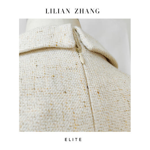 E定制一“Vintage Fashion”—”佳人挚爱”收腰A摆复古风长裙 2401193 商品图3