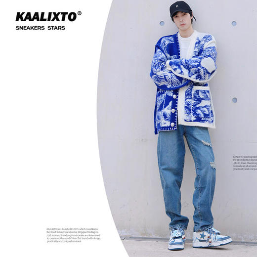 Kaalixto龙年限定板鞋国潮设计舒适百搭星星鞋男女同款情侣鞋KSH240101 商品图4