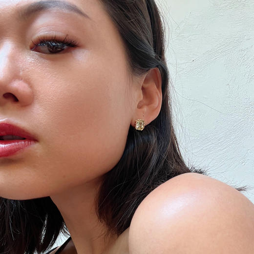 LHWINDSOR Fine Jewelry方竹硬糖耳钉 商品图5