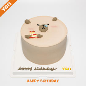 鼻涕虫卡皮巴拉主题蛋糕