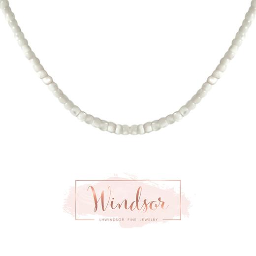 LHWINDSOR温莎珠 Fine Jewelry贝壳珠串项链白色粉色 商品图0