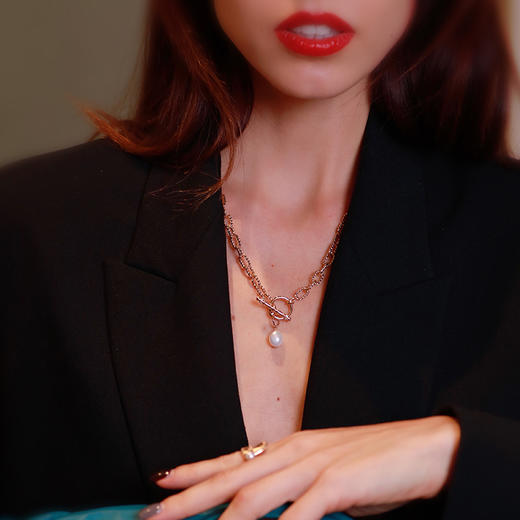 LHWINDSOROTold times but good times好时光项链复古搭扣绳索链条 商品图2