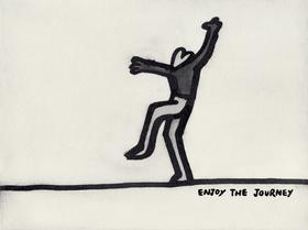 纸本水墨｜享受过程_结局终究是确定的 享受此刻的未知吧