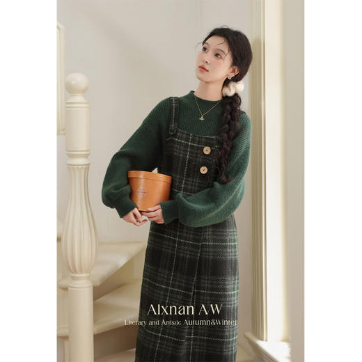 鹿向南L52596「复古格调」新款连衣裙套装 商品图4