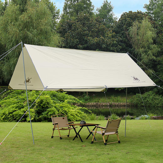 徽羚羊 云沐 四角天幕 涂银 3*3m 白色HLY-TM-22037 商品图3