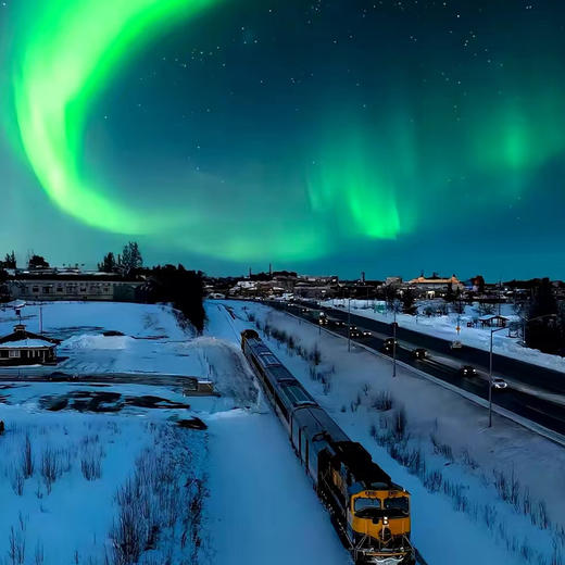 【东北·漠河】5天4晚·雪国列车遇见极光 2人成团（哈尔滨起止 | 马拉爬犁+北红村+北极村+圣诞村+鄂温克驯鹿园+乌苏里浅滩+漠河舞厅） 商品图0