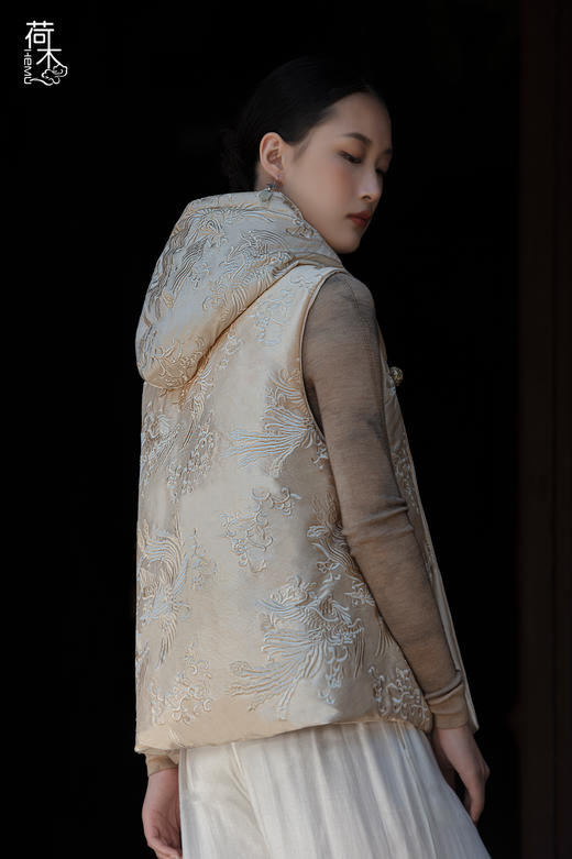 荷木HEMU丨凤来仪·羽绒马甲 商品图1