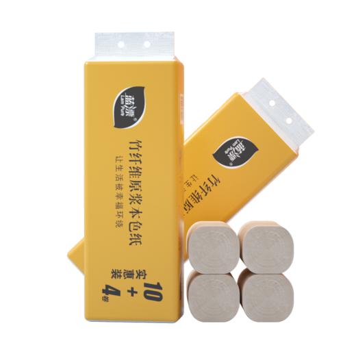 【自营】竹叶情卷纸家用卫生纸实惠装本色无芯卷筒纸手纸厕纸LP-20531 商品图4