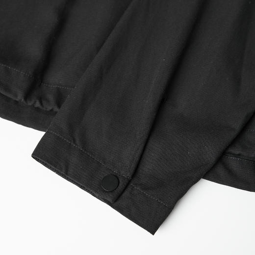 ROMI STUDIO“立体剪裁”休闲宽松立领拉链套头黑色外套W3588 商品图4