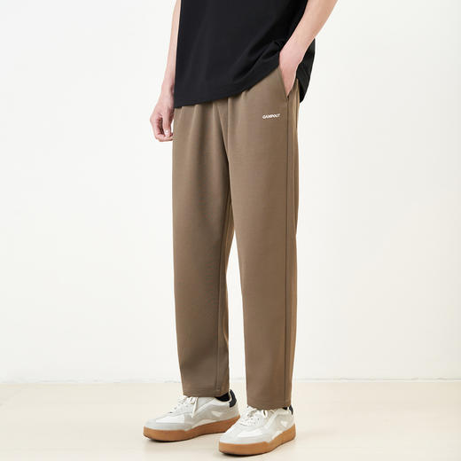 gxg.jeans男装2024年春季热卖咖色刺绣休闲长裤J24D10200641 商品图1