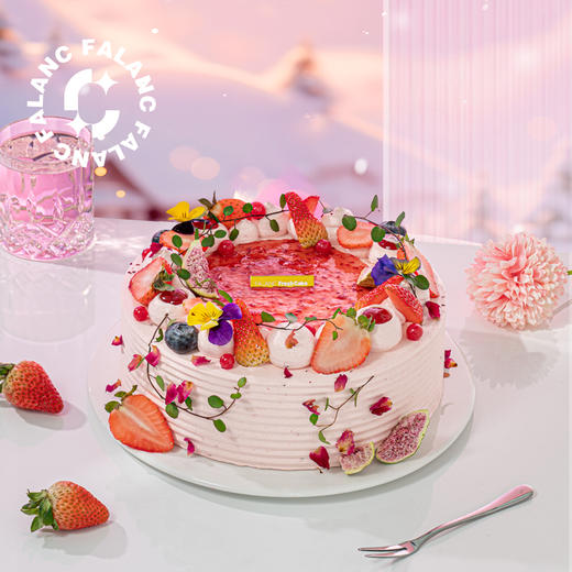 莓果花篮草莓芝士乳酸菌生日蛋糕 | FALANC CAKE 商品图5