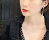 LHWINDSOR 倔强的锁链耳环闪钻不对称长链耳环LHWindsor 商品缩略图2