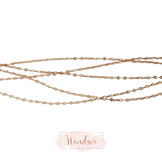 LHWINDSOR Waterfall 多链条项链多层搭配 商品图0