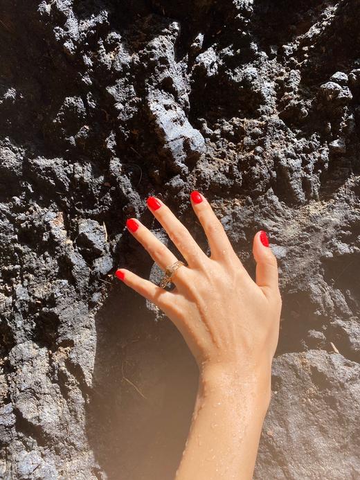 LHWINDSOR Buckleup手表锁链系带戒指女复古金色锁扣腰带戒指可调节 商品图4