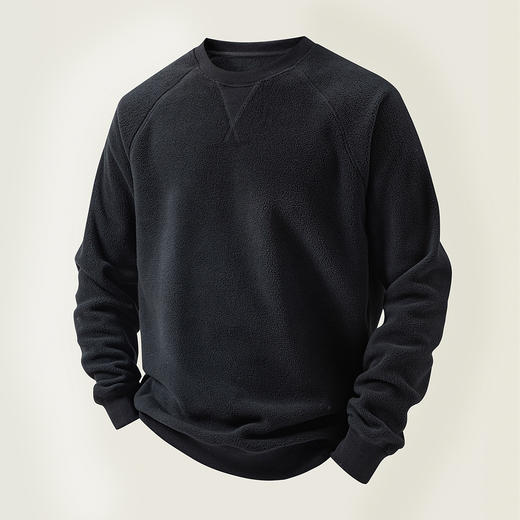 【双面摇粒绒】罗蒙秋冬男士加绒加厚保暖卫衣男休闲百搭舒适通勤男上衣 商品图5