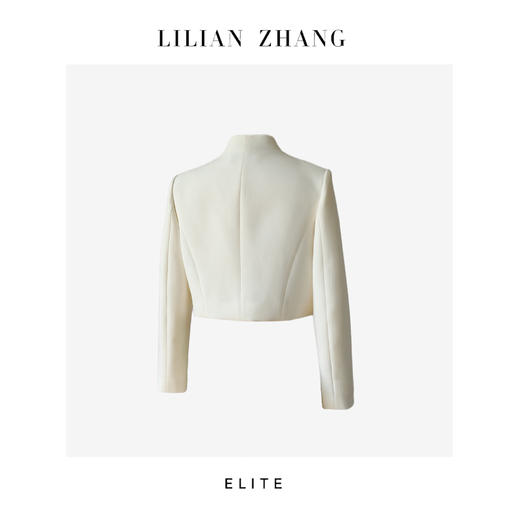 E一“Vintage Fashion”—“佳人挚爱”一衣橱单品珍珠白上衣 2405015 商品图2