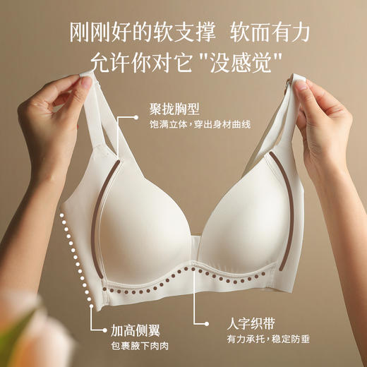 小眠定制·真丝内衣/套装 | 轻法式/无痕承托/聚拢调整，三款共16色可选，6A级19姆米桑蚕丝，亲肤舒适无钢圈【套装红色L码预售7天发】 商品图7