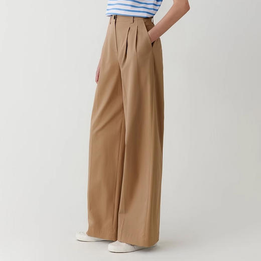 裁缝学苑AS373棉弹力休闲阔腿裤纸样女装显瘦直筒裤子版型图纸 商品图6