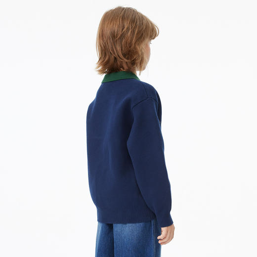 【秒2】【MQD】男大童时尚菱形格子毛衣 商品图4