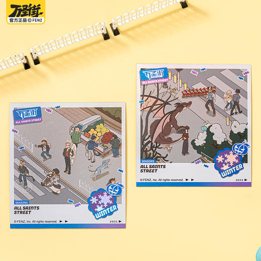 《非人哉官方店》万圣街四季万圣系列伪拍立得盲盒动漫周边镭射收藏卡 商品图1