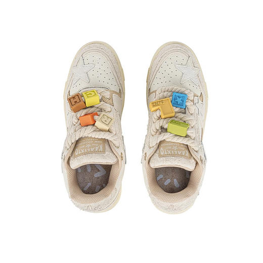 kaalixto&车澈联名星星鞋厚底增高秋冬新款板鞋KSH230411 商品图4