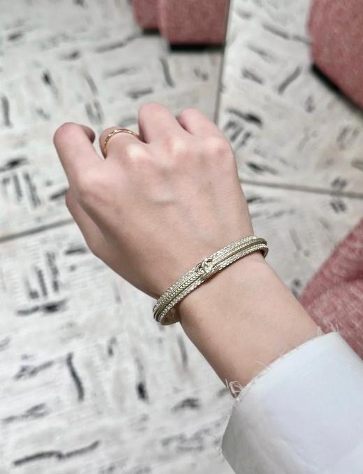 香奈儿新款来袭炸裂爆款手镯麻辫纹开口手镯（XTY） 商品图4