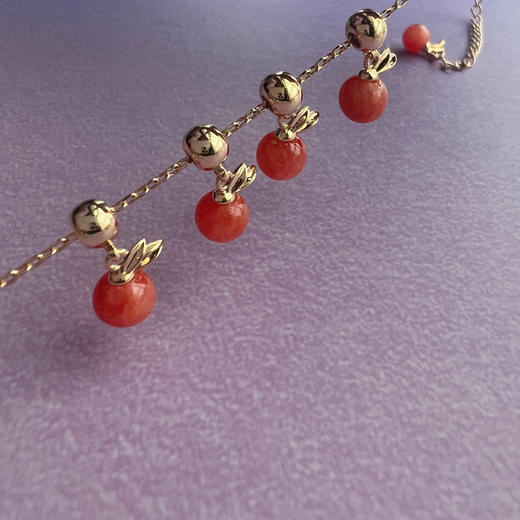 LHWINDSOR 原创设计小橘子项链橙色珠串 商品图2