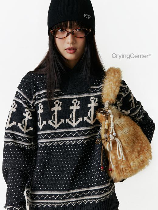 CryingCenter 小鹿毛绒手提包单肩包 哭喊中心 商品图1