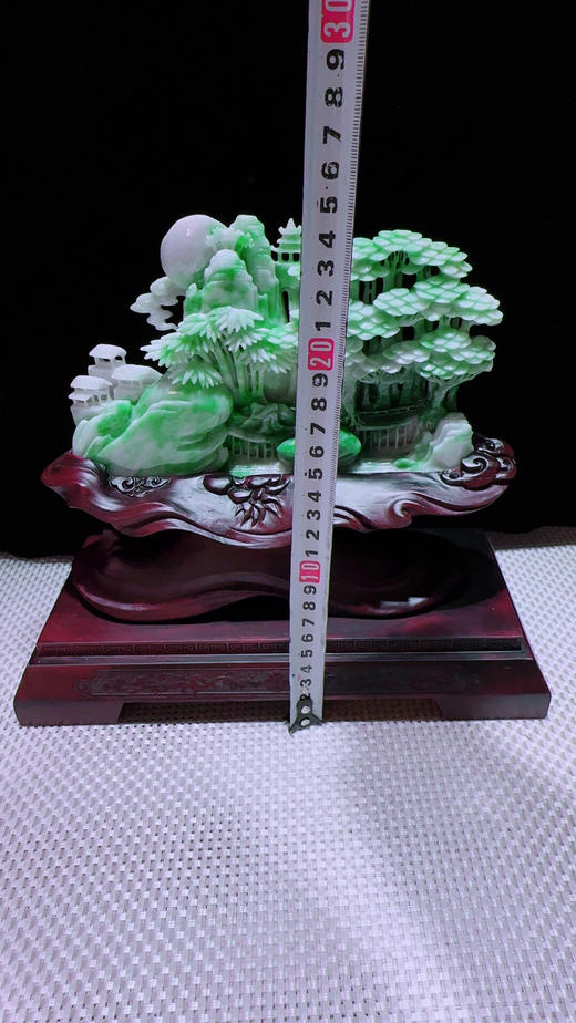 620661翡翠摆件【高山流水】 商品图1