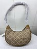 【品牌授权】TORY BURCH 汤丽柏琦 奥莱款 汤丽柏琦提花单肩新月包 商品缩略图9