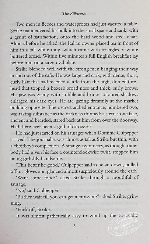 【中商原版】神探斯特莱克1-7本 英文原版 A Cormoran Strike Novel 1-7 Robert Galbraith 商品图3