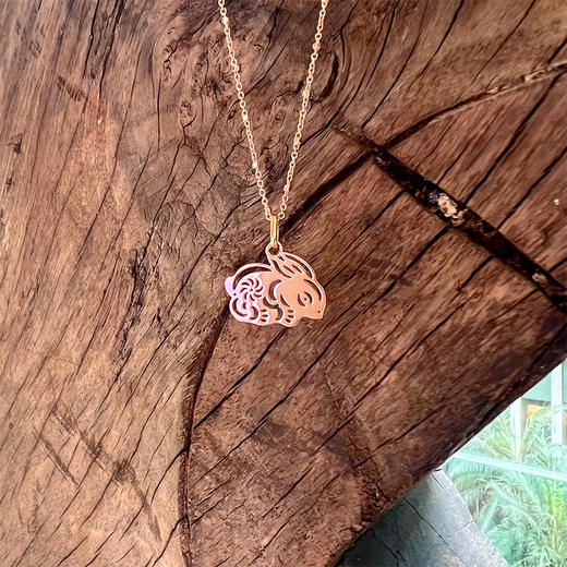 LHWINDSOR 兔子剪纸项链 商品图1