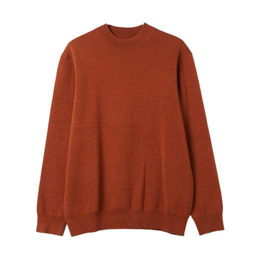 棉仓356826010-可机洗半高领双面异色毛衣 商品图3