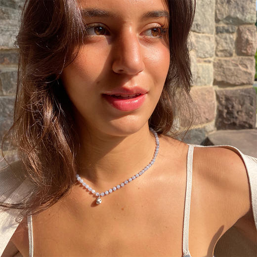 LHWINDSOR 原创设计简约珠串净透气球天空项链气球天空手链 商品图1