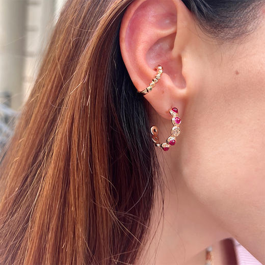 LHWINDSOR  原创设计水影耳环小众时尚耳环 商品图4