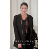 LILIAN ZHANG——定制 、无领极简风黑色通勤西装设计师外套 2405028 商品缩略图0