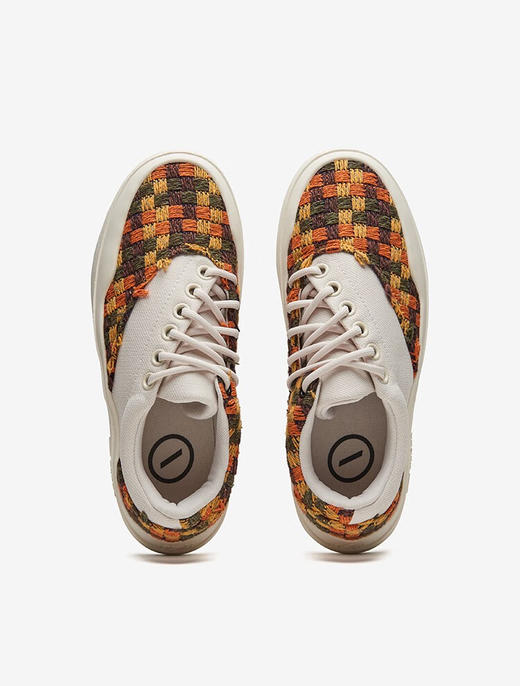 SENZU BEAN仙豆男鞋SZB休闲鞋万圣节主题防滑低帮耐磨平板潮鞋子 南瓜色SZBFTWL005010 商品图4