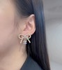香奈儿24新品系列墙裂来袭蝴蝶绳结吊小c耳钉（XTY） 商品缩略图8