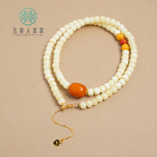 玉美人菲菲/S925蜜蜡项链约5mm 商品图0