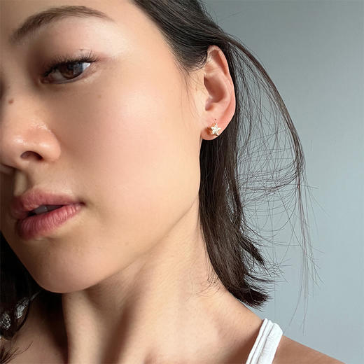 LHWINDSOR 原创设计彩色双面耳钉多种戴法搭配耳饰 商品图2