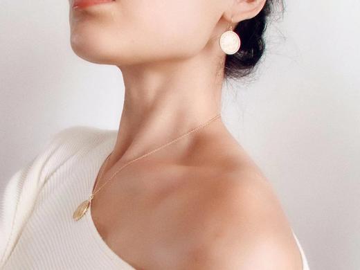 LHWINDSOR复古星座钱币耳环项链小众硬币饰品套装 商品图2