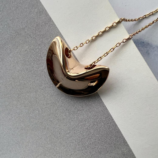 LHWINDSOR Fortune cookie饼干项链项链纤细锁骨链 商品图3