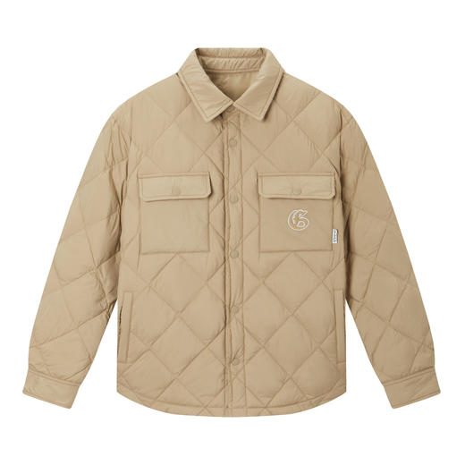 gxg.jeans【杜邦三防】男装冬季羽绒服 工装口袋翻领衬衫轻薄羽绒服男JED1Y200054 商品图4