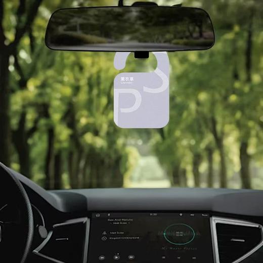 Morysure衣柜卧室车载香薰挂片（3件装）清新舒缓香水味 商品图2