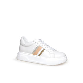 豪麟名鞋奥莱迪嘉女鞋时尚休闲鞋牛皮革DJHJA51WX011白色  原价1660元