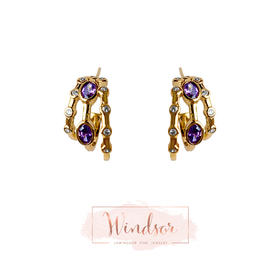 LHWINDSOR 薰衣草星璀耳环LHWindsor