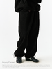 CryingCenter 黑色摇粒绒休闲长裤秋冬保暖通勤 哭喊中心 商品缩略图5