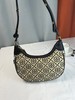 【品牌授权】TORY BURCH 汤丽柏琦 奥莱款 汤丽柏琦提花单肩新月包 商品缩略图5